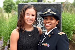 Mother and Daughter celebrate Flag day