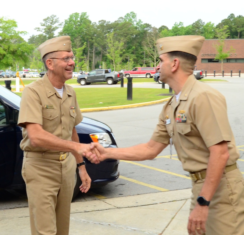 Naval Hospital Camp Lejeune Hosts head of Navy Medicine East