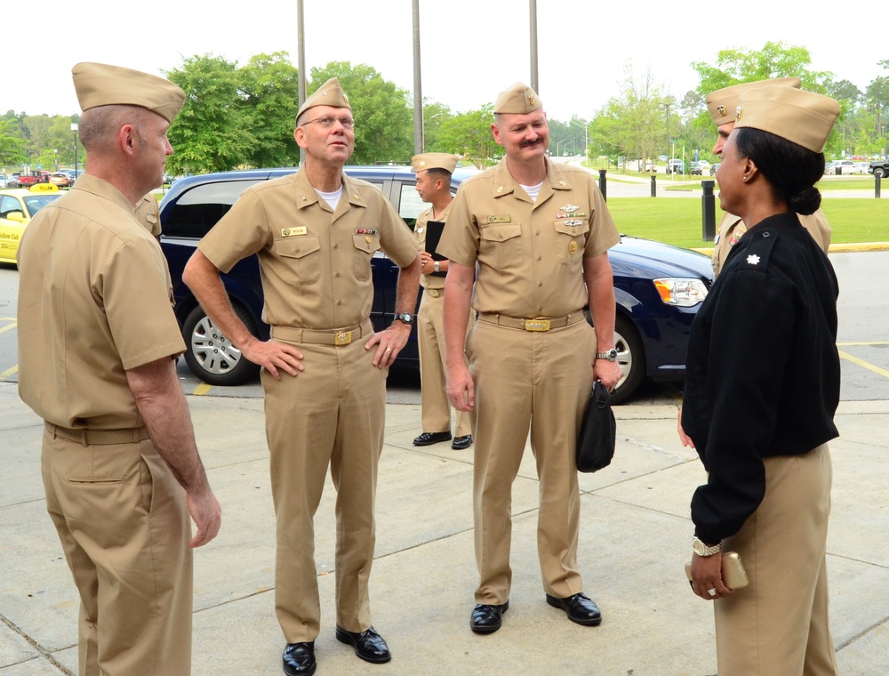 Naval Hospital Camp Lejeune Hosts head of Navy Medicine East