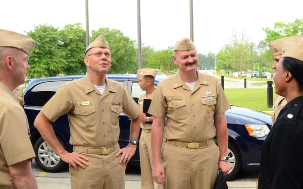 Naval Hospital Camp Lejeune Hosts head of Navy Medicine East