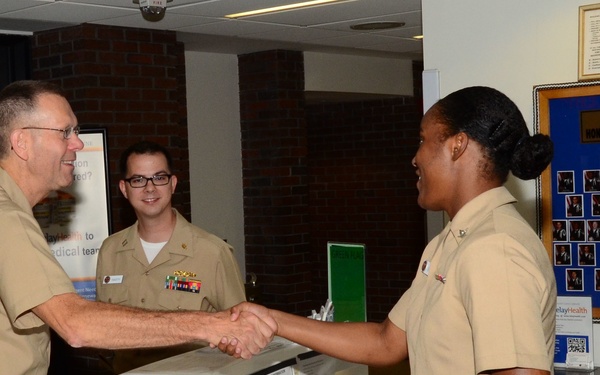 Naval Hospital Camp Lejeune Hosts head of Navy Medicine East