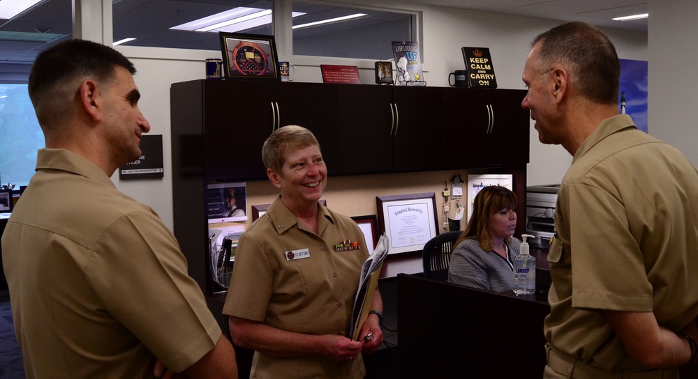 Naval Hospital Camp Lejeune Hosts head of Navy Medicine East