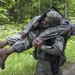 Soldier Fireman Carries Battle Buddy