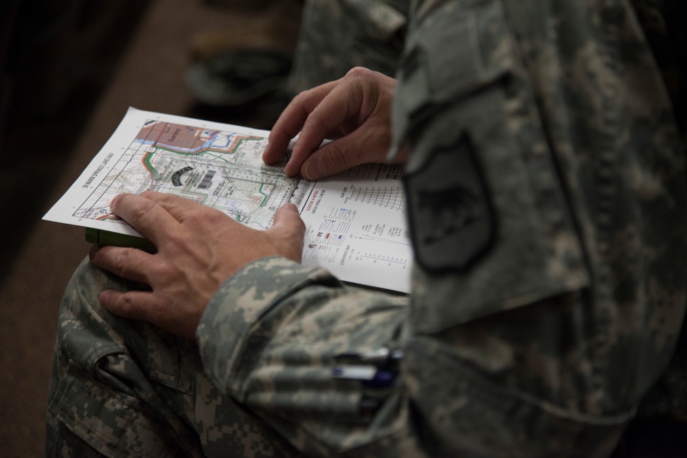 109th RSG Land Navigation