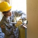 Engineers erect latrine