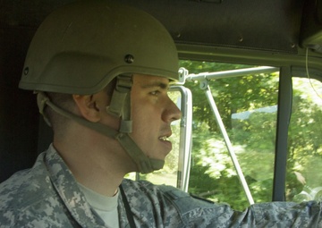 333rd practices driving skills during downtime
