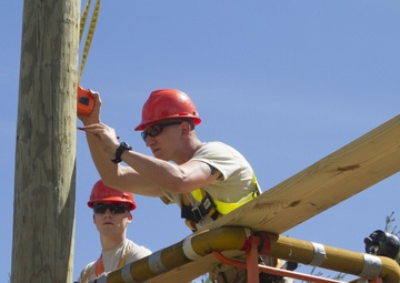 412th Engineers build archery tower