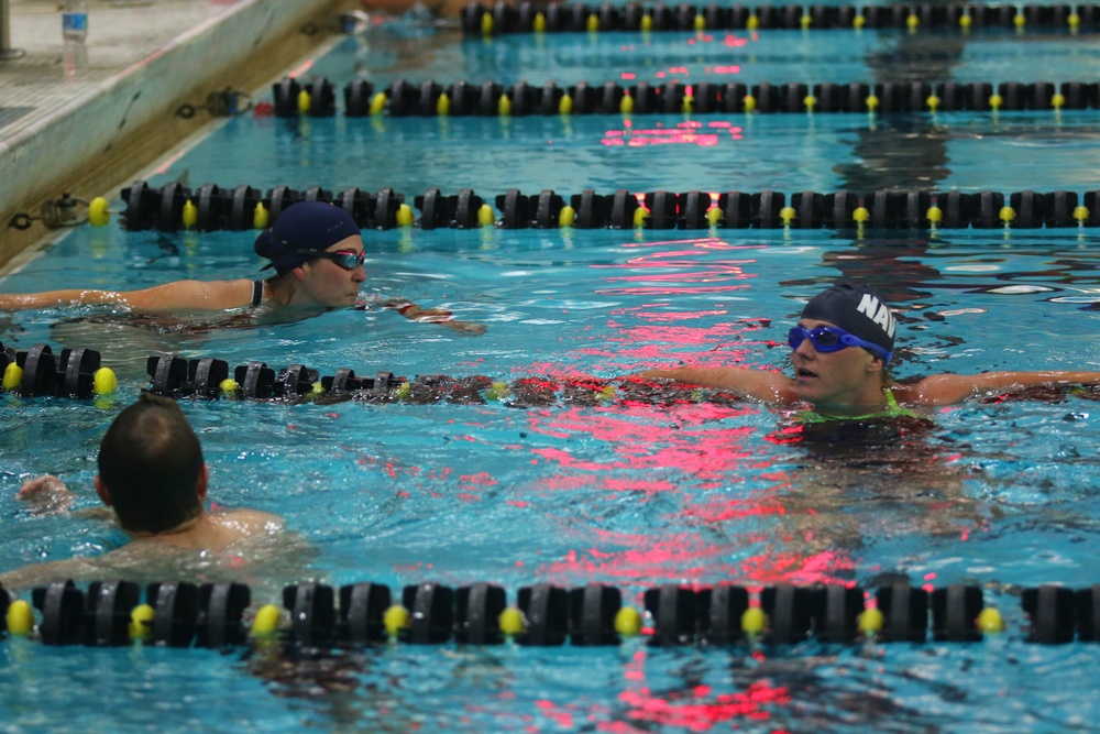 2016 DoD Warrior Games -- Navy Swim Team