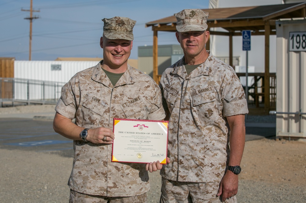 Marine recieves Legion of Merit