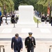Prime minister of Ukraine lays a wreath at the Tomb of the Unknown Soldier