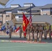 MCLOG commander passes guidon