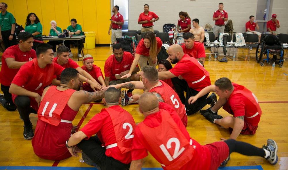 2016 DoD Warrior Games Sitting Volleyball Playoffs