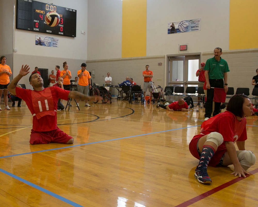 2016 DoD Warrior Games Sitting Volleyball Playoffs