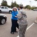 Mrs. Holly Petraeus Visits Travis Air Force Base, Calif.