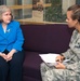 Mrs. Holly Petraeus Visits Travis Air Force Base, Calif.