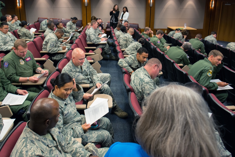 Mrs. Holly Petraeus Visits Travis Air Force Base, Calif.