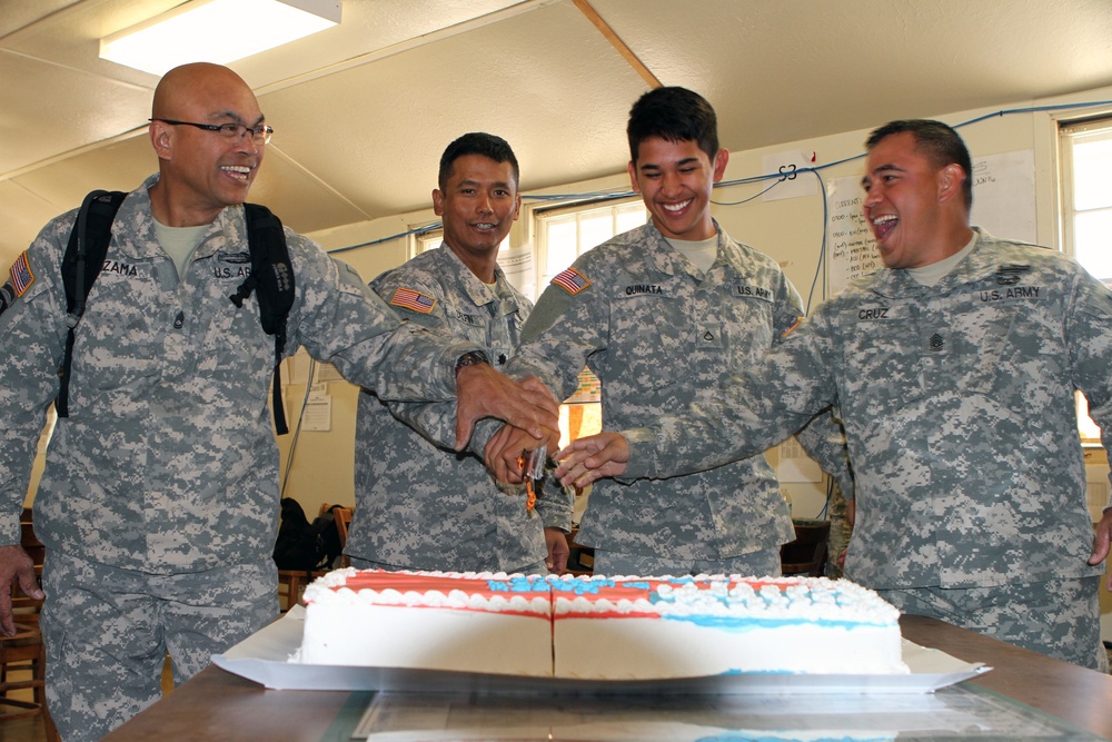 Guam Guardsmen honor Army birthday while training