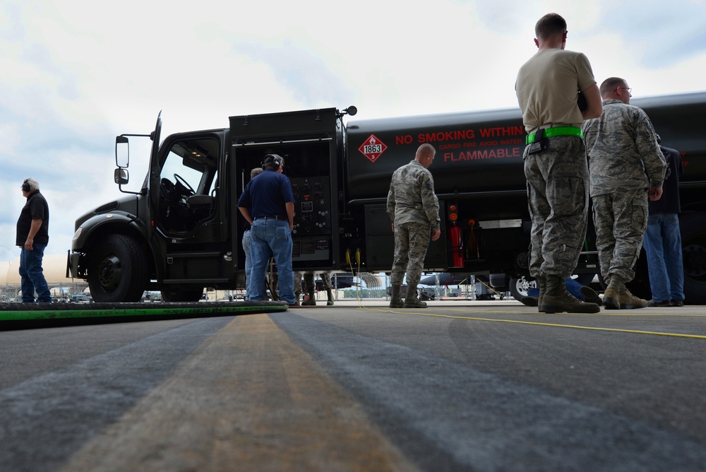 Seymour Johnson AFB tests new military refueling unit