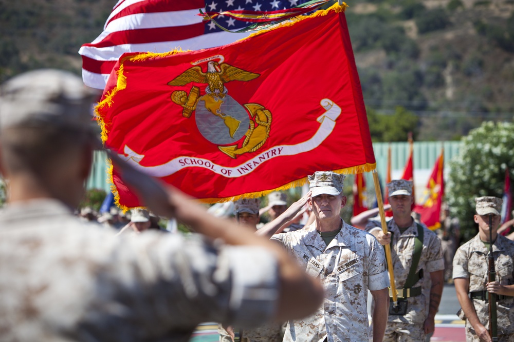 School of Infantry-West Change of Command Ceremony