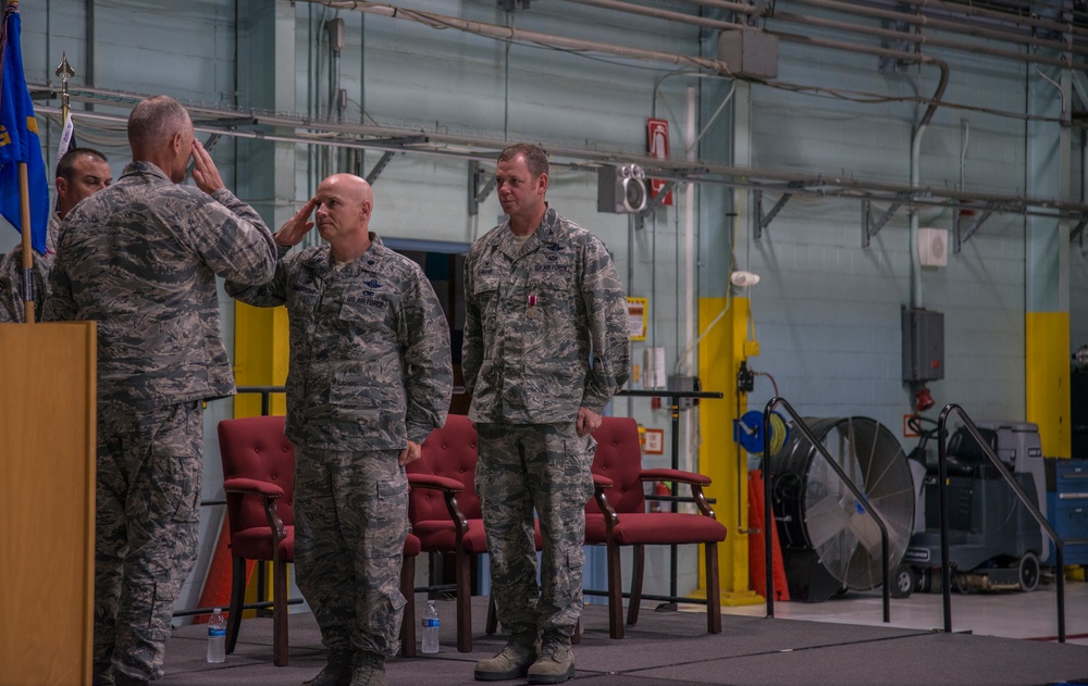 158th Fighter Maintenance Group Change of Command Ceremony