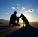 A dog and his handler: a working relationship