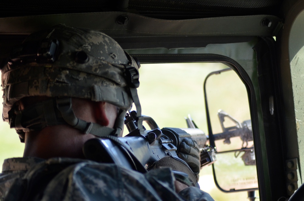 396th Medical Company (Ground Ambulance) Convoy Scenario Training