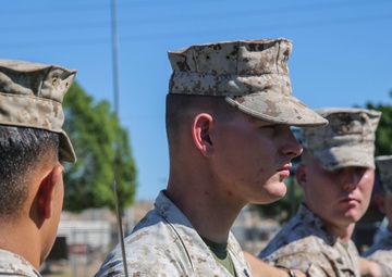 Corporal’s Course 6-16 Conducts Close Order Drill