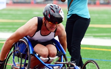Service Members Participate in DoD Warrior Games Track and Field Event
