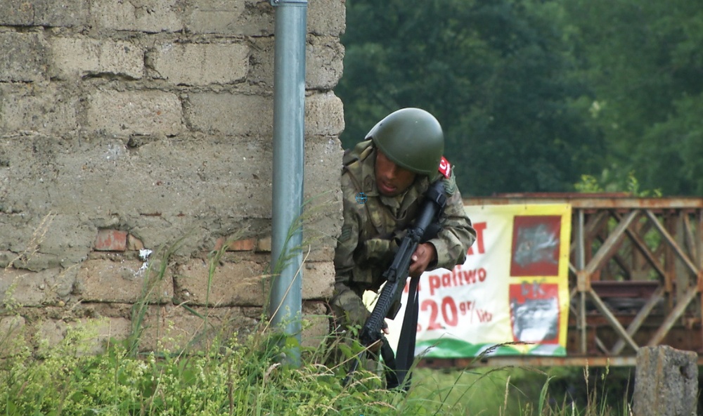 Building Clearing during Exercise Anakonda 2016