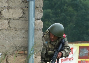 Building Clearing during Exercise Anakonda 2016