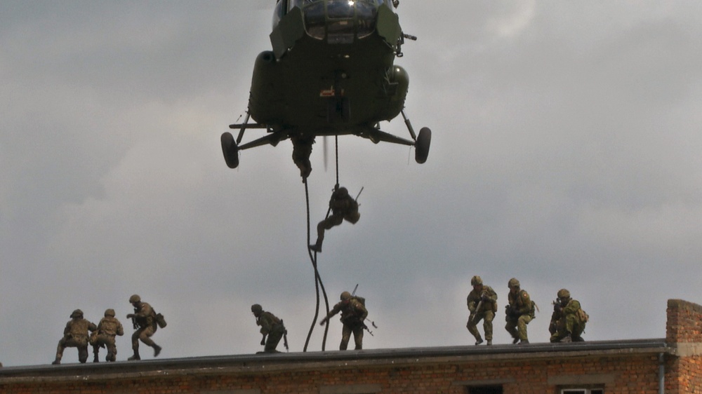 Polish Military conducts Urban Operations Training in Wedrzyn, Poland