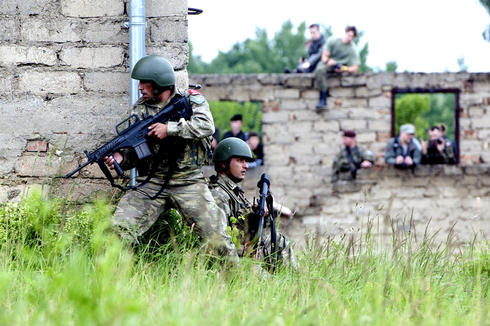 Military Operations in Urban Terrain training in Wedrzyn, Poland
