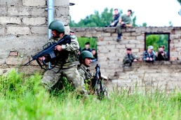 Military Operations in Urban Terrain training in Wedrzyn, Poland