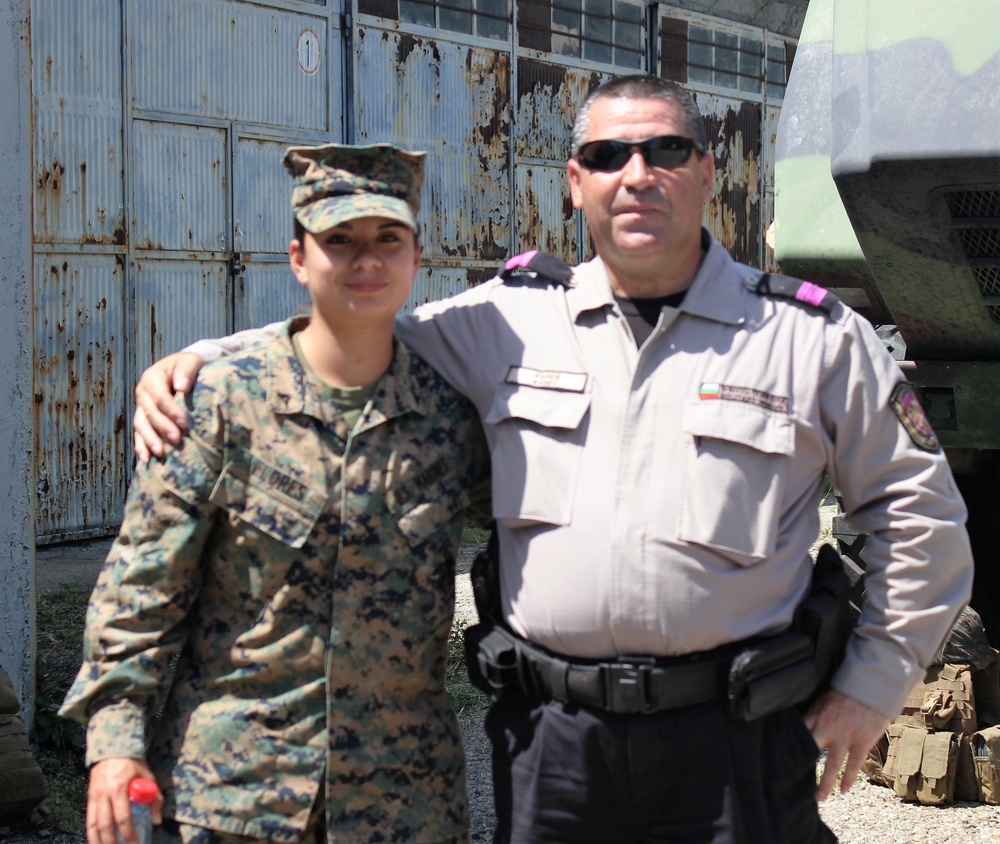United States and Bulgarian Militaries Static Display of Mission Equipment Event