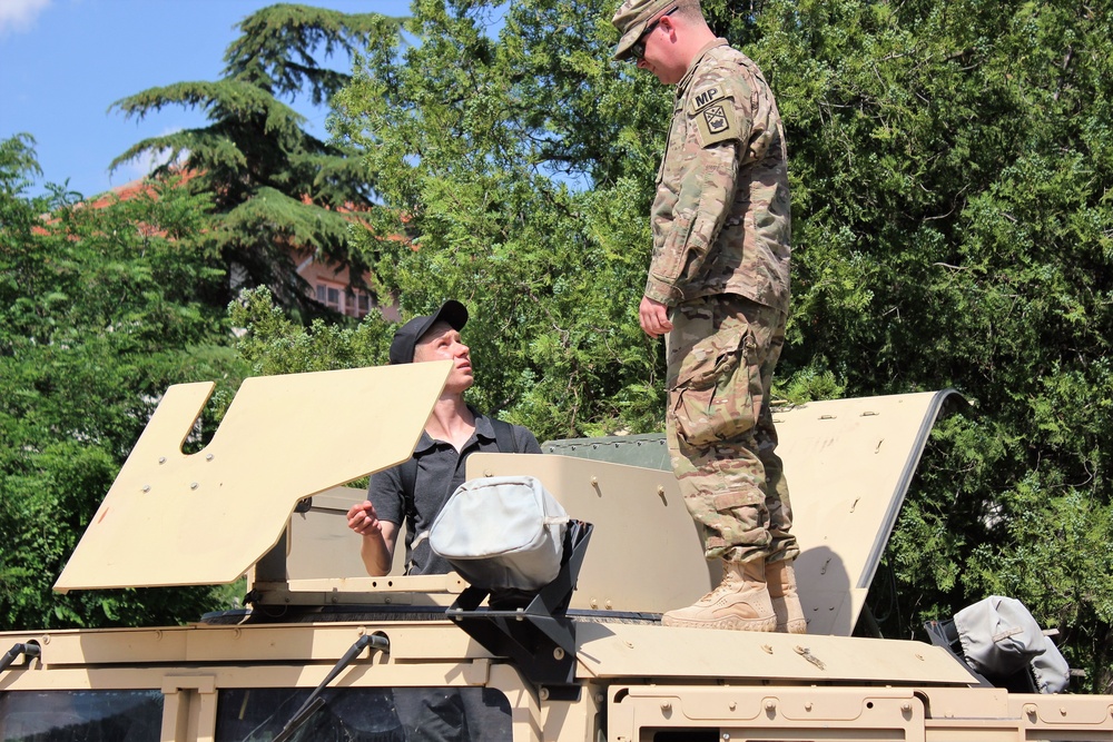 United States and Bulgarian Militaries Static Display of Mission Equipment Event