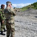 Major General Charles Gable visits Alabama Army National Guard Engineers in Romania