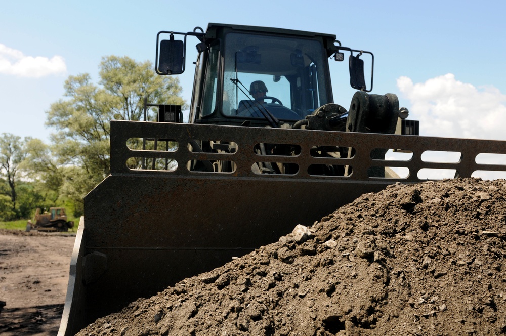 Alabama Army National Guard Continues Road Expansion in Romania