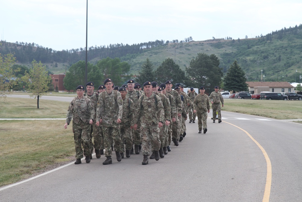 Scottish Soldiers drive American trucks