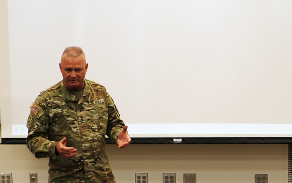Scottish Soldiers drive American trucks