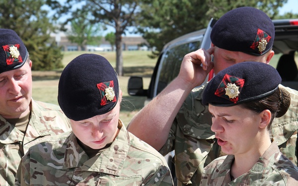 Scottish Soldiers drive American trucks