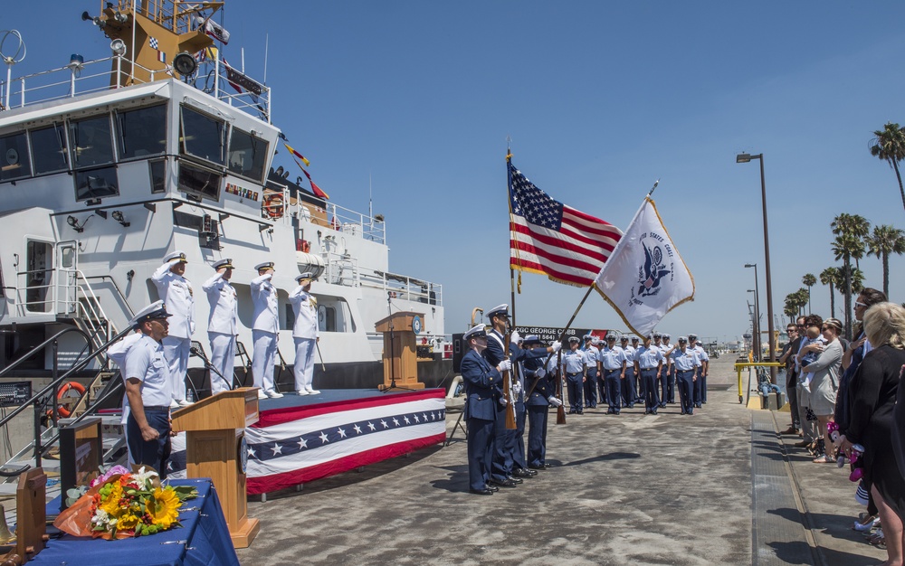 Coast Guard Cutter George Cobb holds change of command ceremony