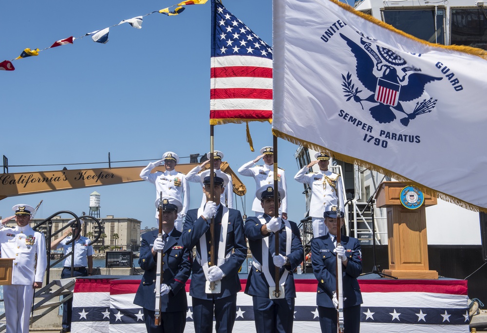 Coast Guard Cutter George Cobb holds change of command ceremony