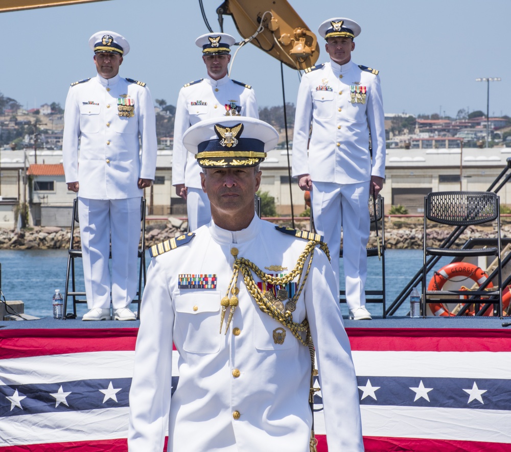 Coast Guard Cutter George Cobb holds change of command ceremony