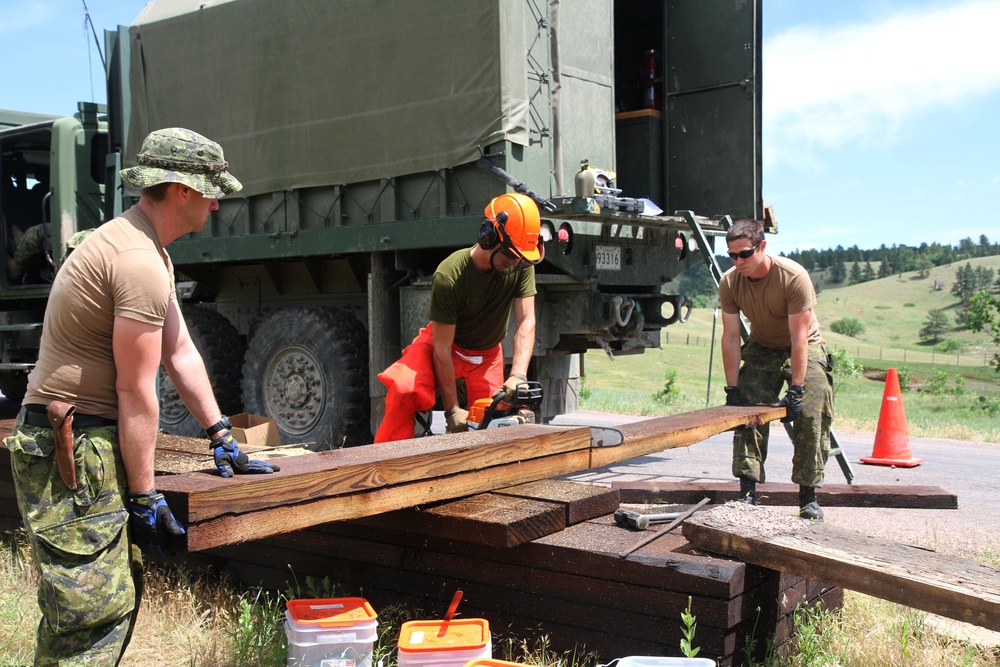Canadian engineers resurface French Creek bridge in Custer