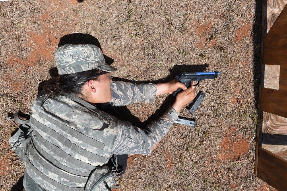 Louisiana and New Mexico Security Forces Squadrons train together in Guam