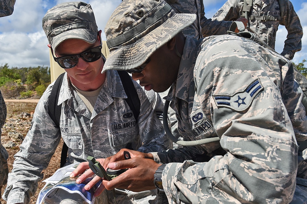 Louisiana and New Mexico Security Forces Squadrons train together in Guam