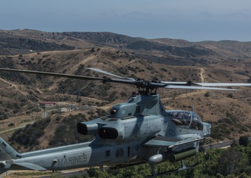 Calling for back up: HMLA-267, 3/7 Marines perform close-air support training