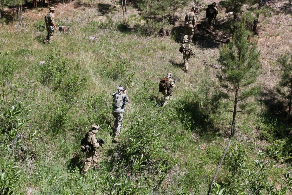 Combat Camera Soldier participates in Patrol