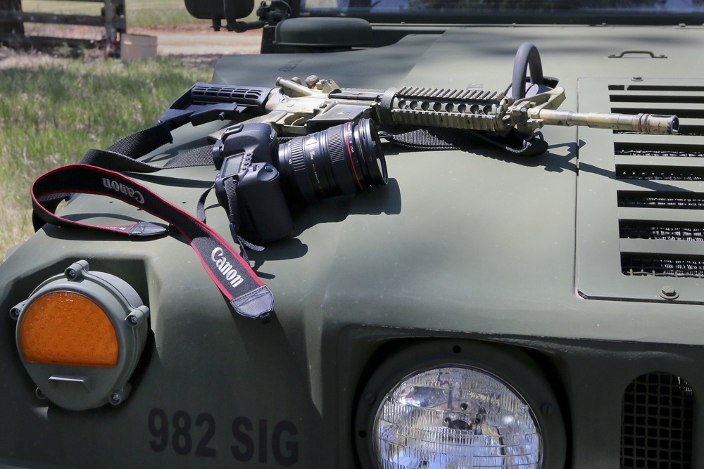 The weapon and camera 25v's carry