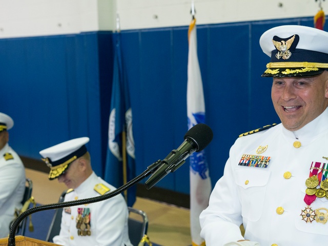 USCG Training Center Cape May Change of Command
